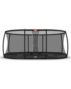 Trampolin BERG Grand Champion InGround 520 Grau + Safety Net Deluxe 30.33.75.33