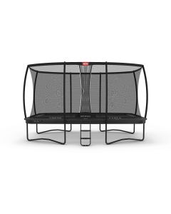 Trampolin BERG Ultim Elite Regular 500 Grau Airflow PRO + Safety Net DLX XL 32.45.95.31