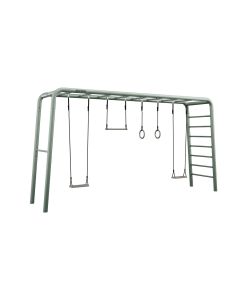 BERG PlayBase Rahmen Extra Large TL Green + Trapez + Turnringe + 2x Schaukel 22.61.04.00