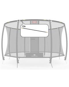 Fiberglas Stangen für Netz oben (12 Stück) - für Sicherheitsnetz Deluxe 430 BERG Champion / Elite 51.30.72.07