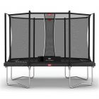 Trampolin BERG Ultim Favorit Regular 330 Grau + Safety Net Comfort 32.25.63.30