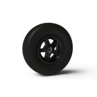 BERG Komplettrad 5 Speichen 400/140-8 Slick Rechts Schwarz - Für Race GTS XL und XXL Gokarts 43.42.00.93